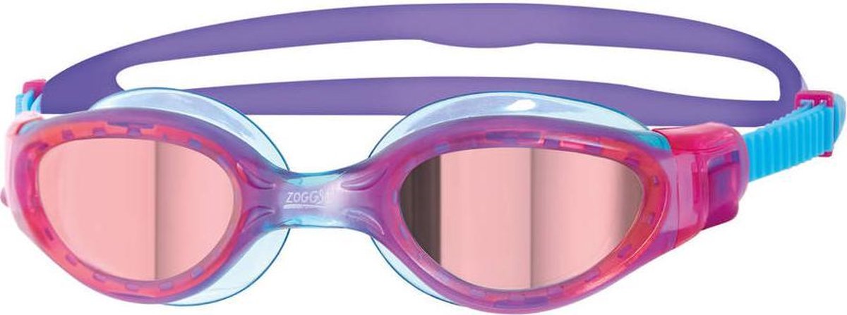 Zoggs Phantom Elite Mirror Junior Zwembril - Pink Blue