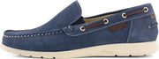 Travelin Seatown - Heren Instappers - Leren Moccasins - Blauw - Maat 45