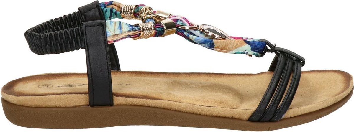 Dolcis dames sandaal - Zwart - Maat 42