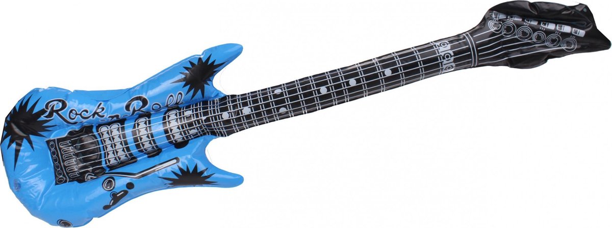 Lg-imports Opblaasbare Gitaar Blauw 85 Cm