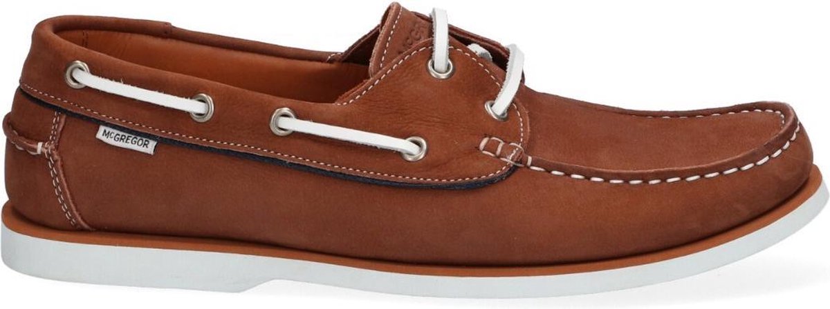 McGregor Heren Bootschoenen - Bruin - Bootschoenen - Suède - Veters