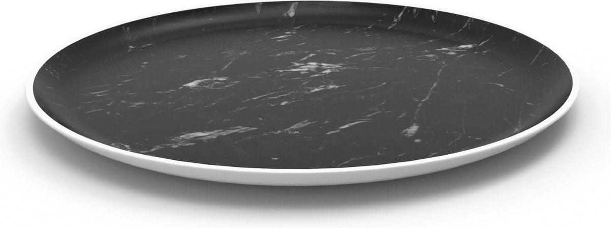 Zak!Designs Osmos Serveerbord - Melamine - Ø 19 cm - Zwart