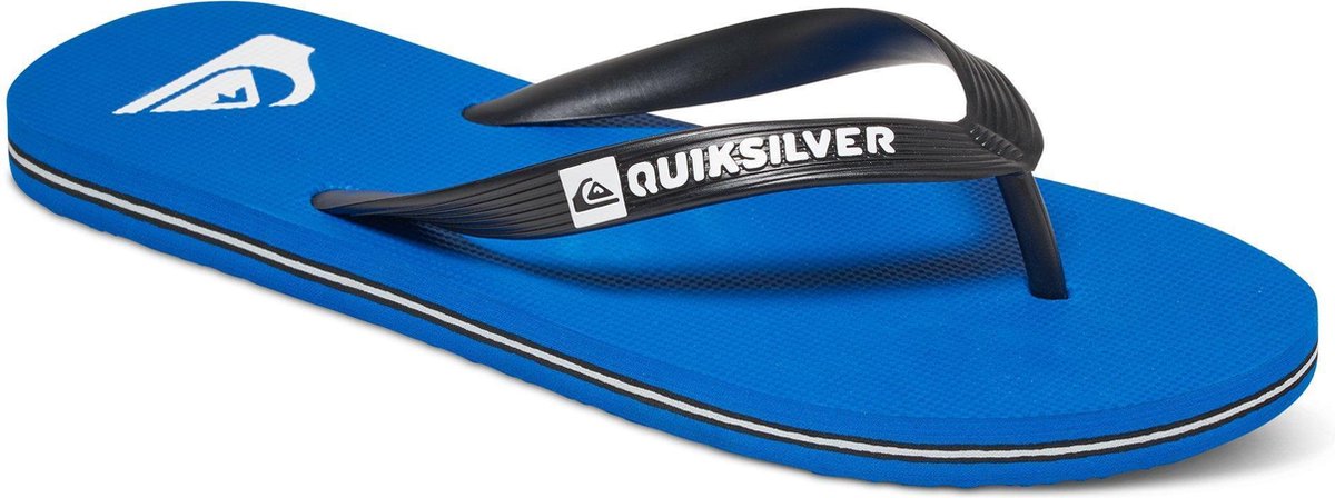 Quiksilver Molokai Youth Jongens Slippers - Black/Blue/Black - Maat 35