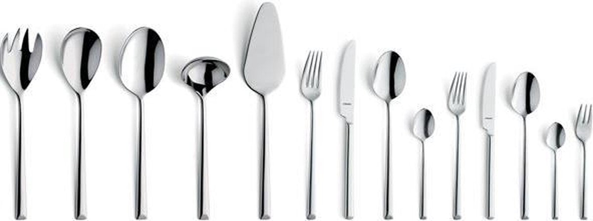 Amefa Metropole - Bestekset - RVS - (Set van 60) en Yourkitchen E-kookboek Heerlijke Smulrecepten