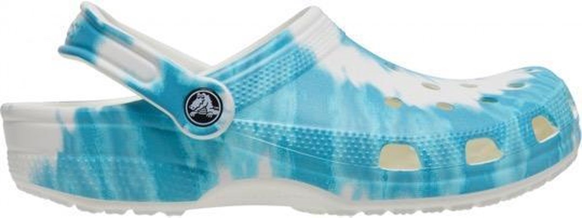 Crocs Classic Klomp Tie Dye Graphic Digital Aqua