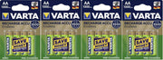 16 Stuks (4 Blisters a 4st) Varta Oplaadbare AA batterij 1000 mAh