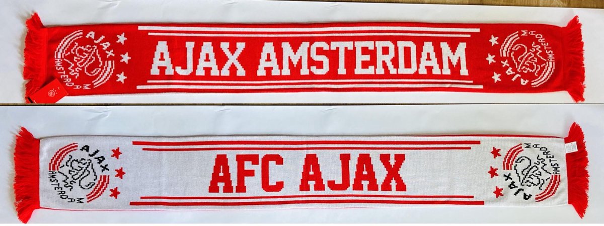 Ajax sjaal rood/wit AFC ajax | Rood | Wit | Ajax Amsterdam