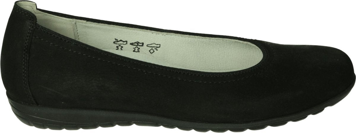 Waldlaufer 329051 H - Volwassenen Ballerinaschoenen - Kleur: Zwart - Maat: 42.5