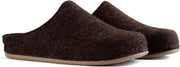 Travelin At-Home Sloffen - Wollen Pantoffels - Dames - Donkerbruin - Maat 37