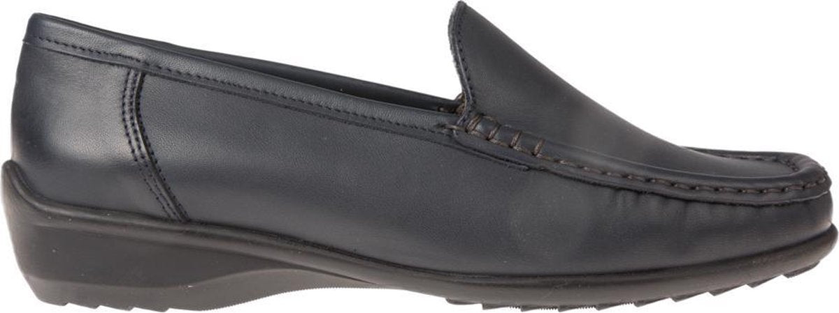 Ara mocassin in blauw maat 8