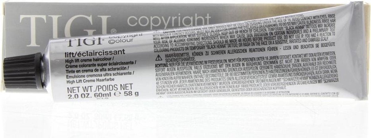 Tigi Copyright Colour Mix Master Pure Pigment Creme Emulsion Haarverf /8 A 60ml
