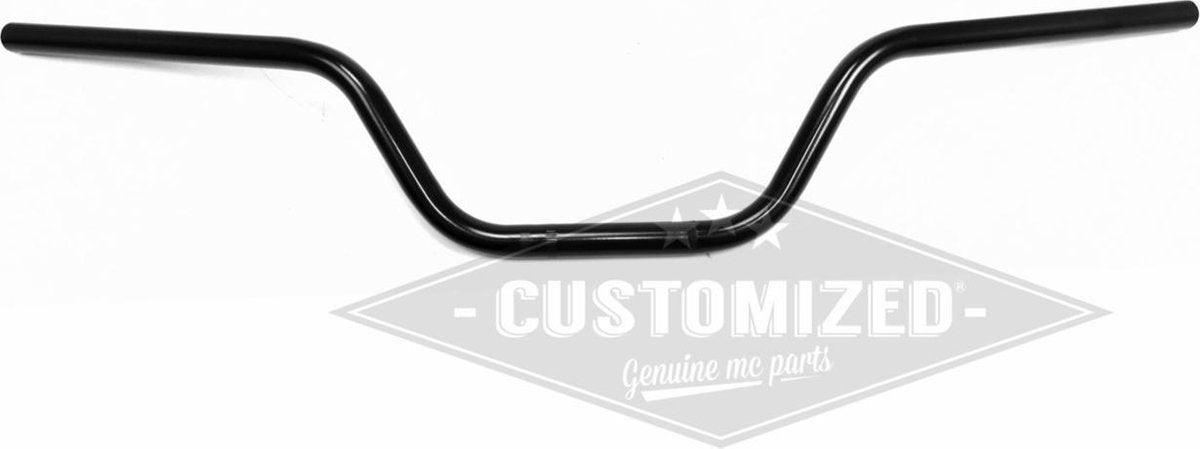 7/8 Inch (22mm) Universeel Stuur Street Track 15cm  Zwart