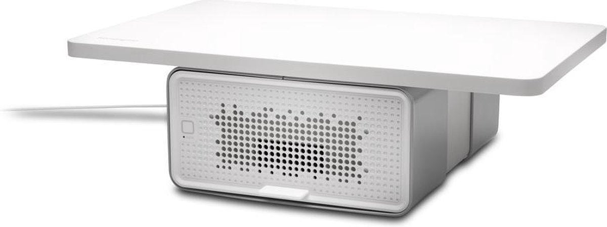 Kensington FRESHVIEW WELLNESS Monitorstandaard met Luchtreiniger - Ergonomisch Ontwerp - Wit - 1 Stuk
