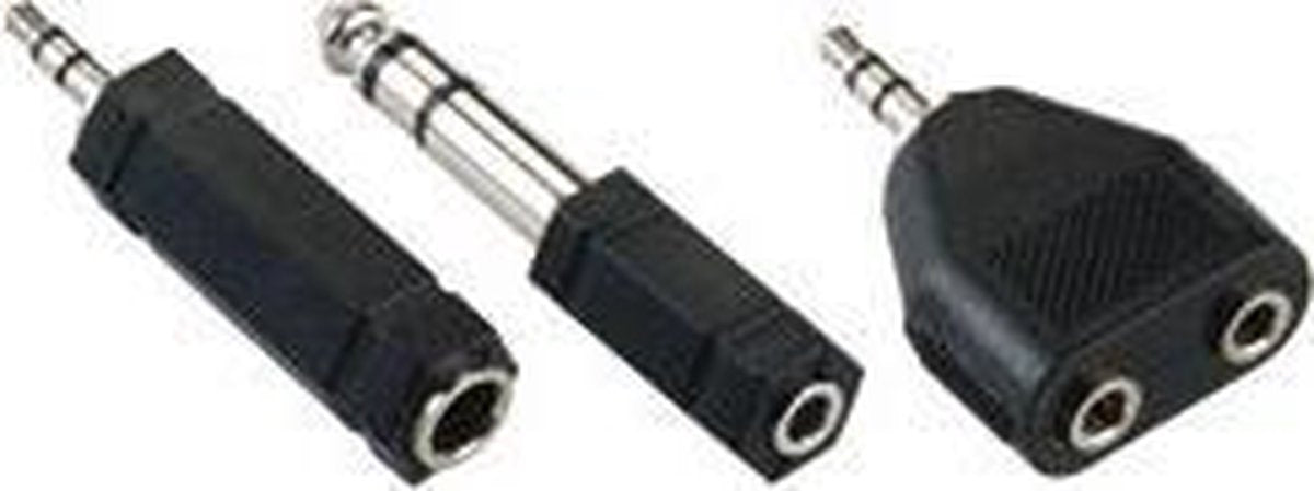 Bandridge BAK400 tussenstuk voor kabels 3.5mm M - 6.3mm FM