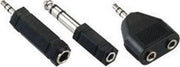 Bandridge BAK400 tussenstuk voor kabels 3.5mm M - 6.3mm FM