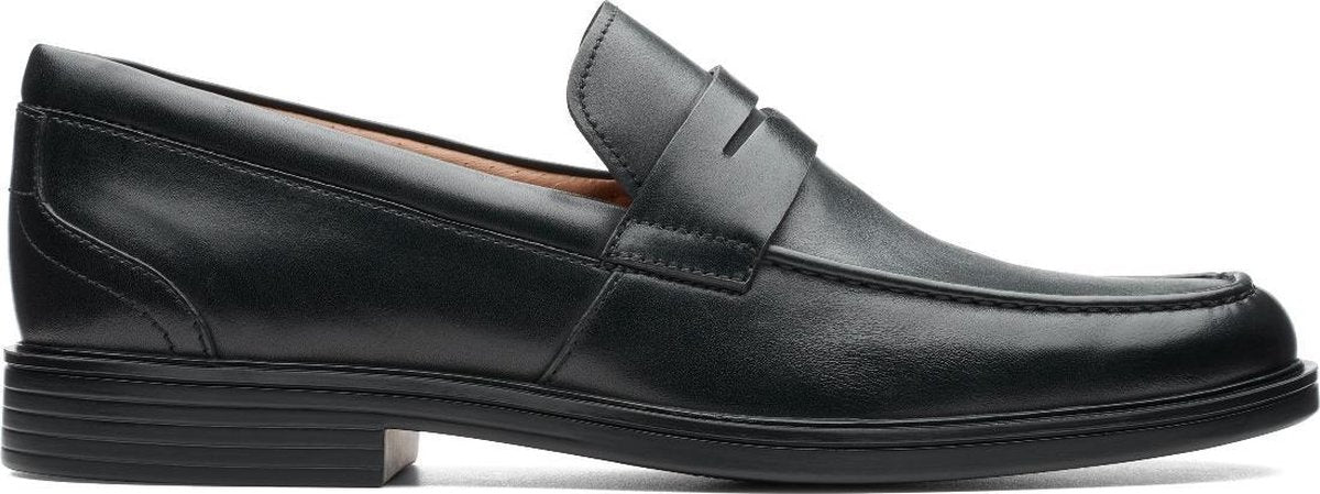 Clarks - Heren schoenen - Un Aldric Step - H - black leather - maat 46