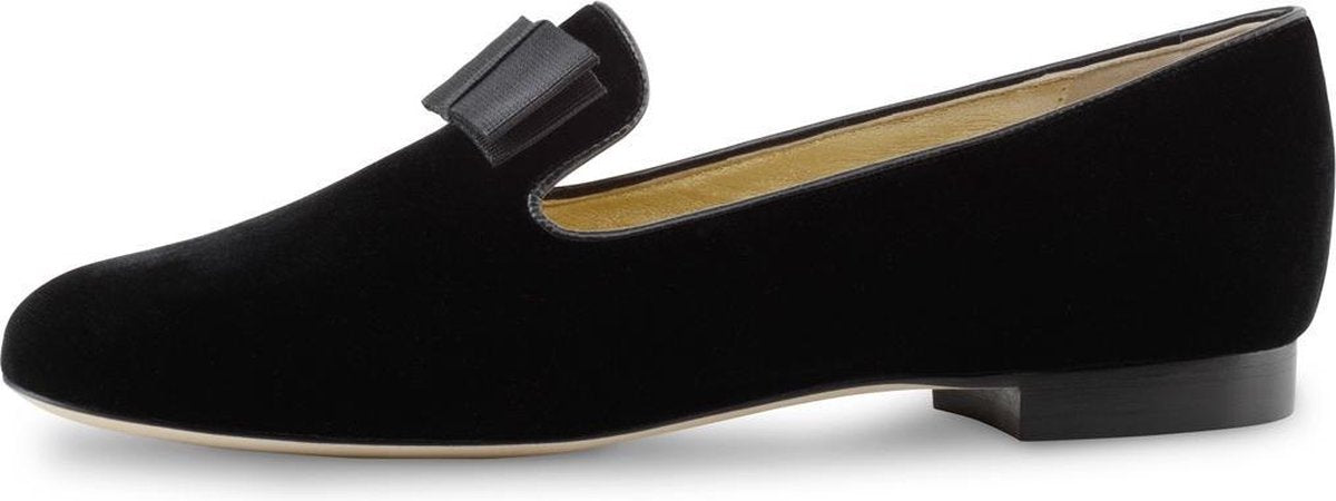 Zwarte Loafers voor Dames – Instappers Fluweel – Nette Schoenen – Werner Kern Lee – Maat 40