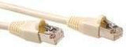 Intronics CAT5E S-FTP patchkabel ivoor met ivoor tules