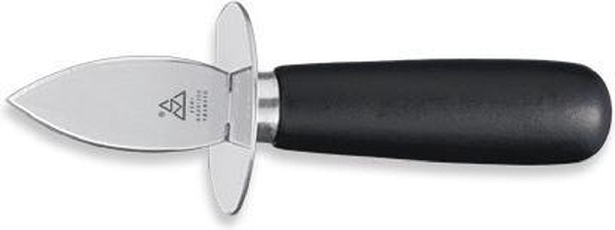 Triangle Oesterbreker met gelakt houten handvat in doos 54 Vis-schaaldieren tools RVS 17 cmOesterbreker met gelakt houten handvat in doos 54 Vis-schaaldieren tools RVS 17 cm
