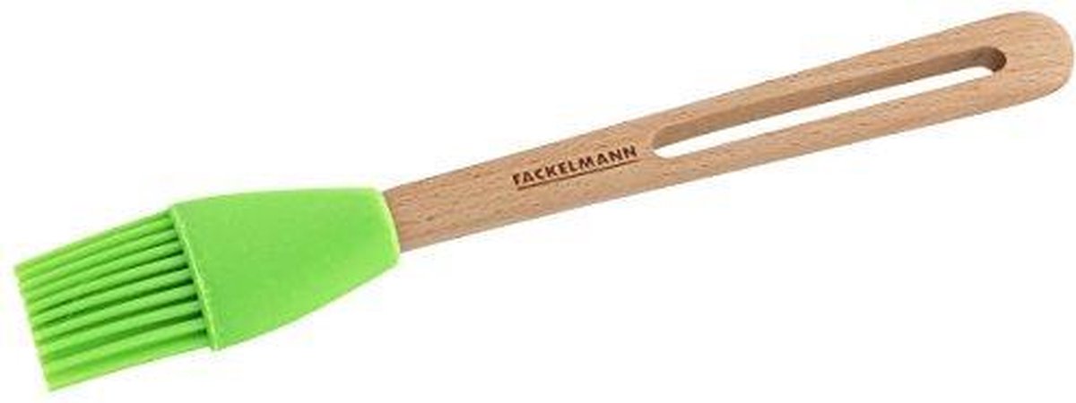 Doodadeals® Bakborstel – Invetkwast – Bakkwast – Bakkwastje Siliconen – Bakkwast Hout – Marinade Kwast – BBQ Kwast – Bakkwast Hout – Groen