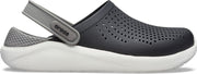 Crocs Slippers - Maat 43 - Unisex - zwart/wit/grijs