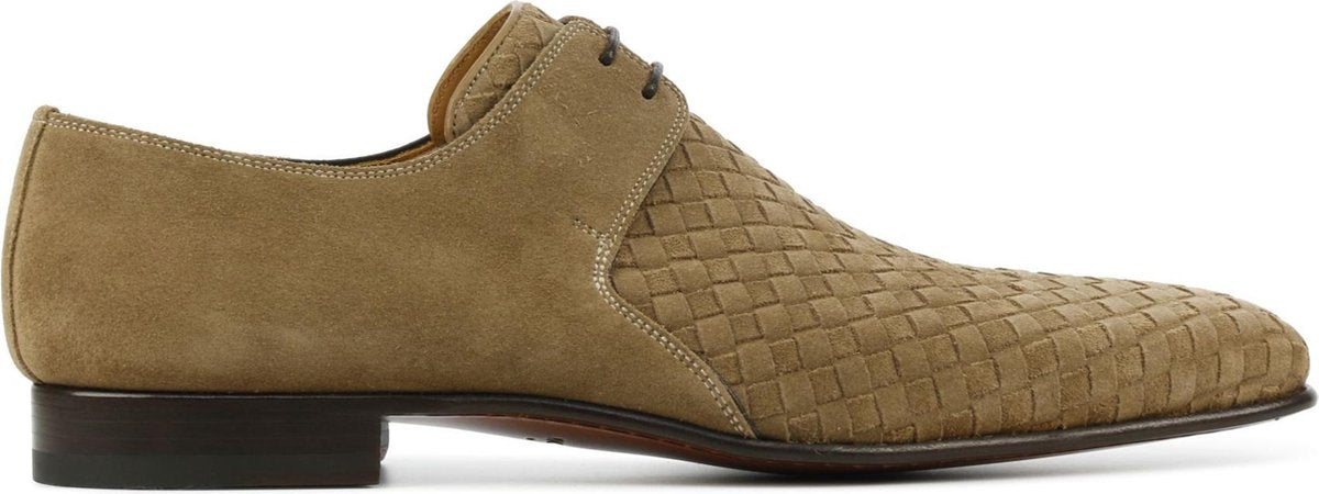 Magnanni Mannen Suède Veterschoenen / Herenschoenen  14789 - Beige - Maat 40