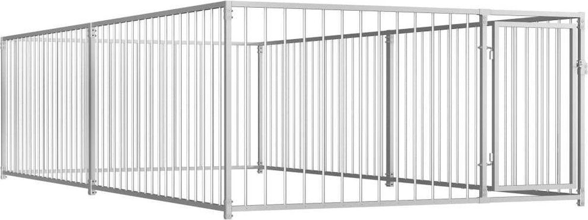 Medina Hondenkennel voor buiten 200x400x100 cm