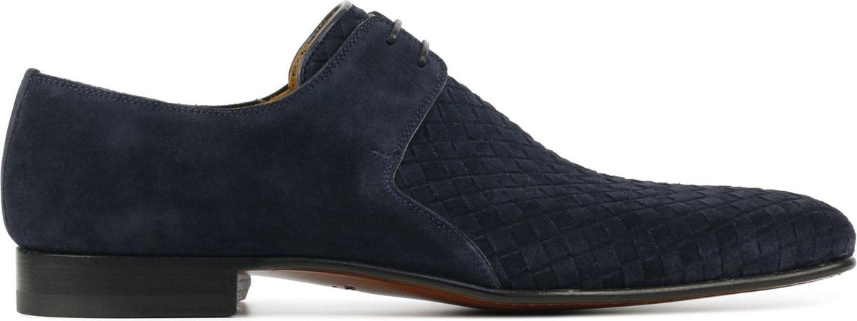 Magnanni Mannen Suède Veterschoenen / Herenschoenen  14789 - Blauw - Maat 40.5
