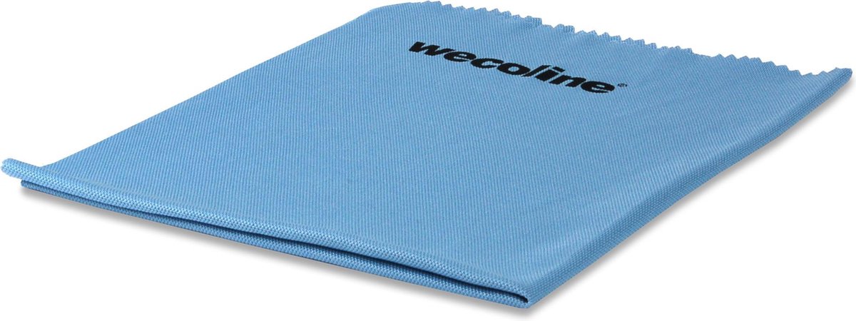 Wecoline Microvezel glasdoeken soepel blauw 5 stuks 40x50cm