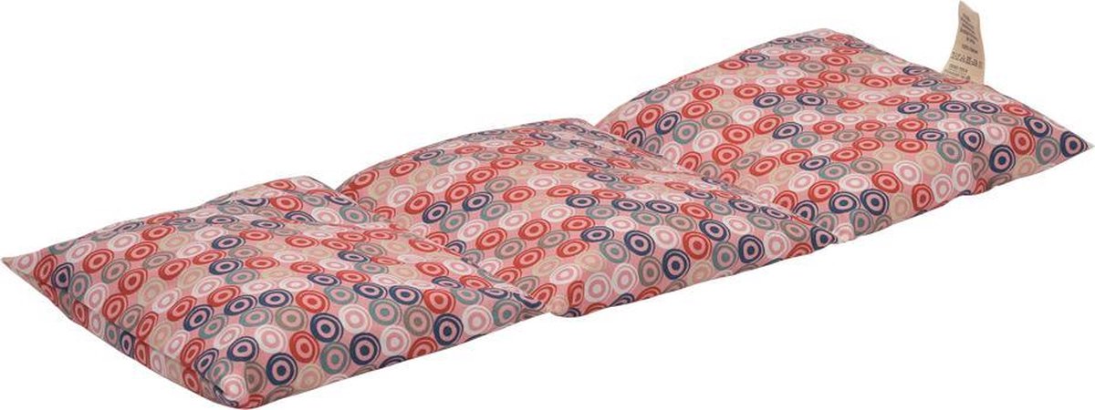 Kersenpitkussen Langwerpig Cervico - 50 x 20cm - Roze met Cirkels