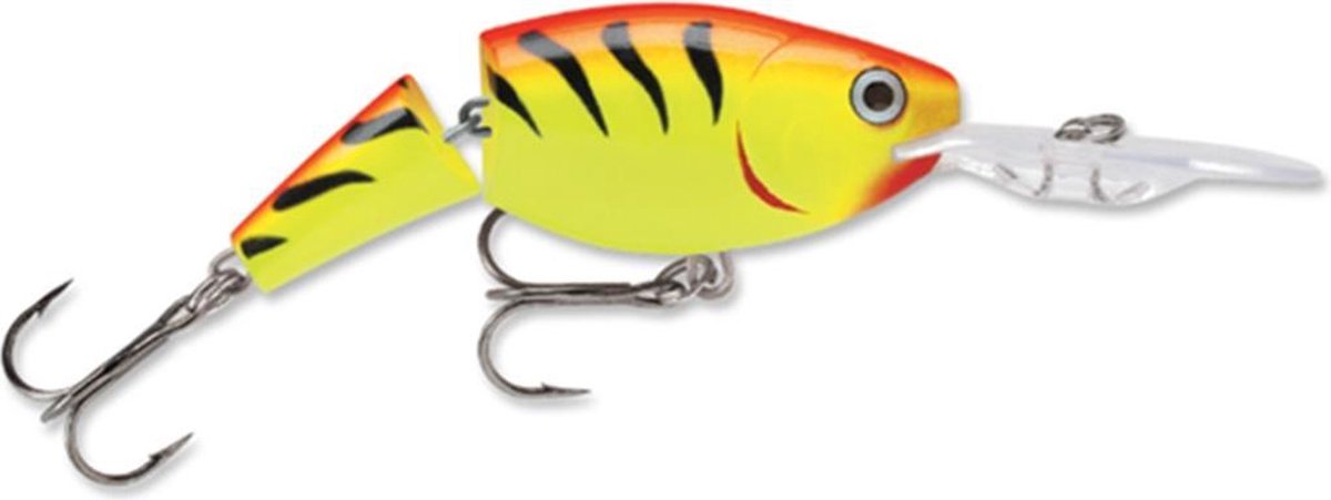 Rapala Jointed Shad Rap - Plug - Hot Tiger - 9cm - Geel