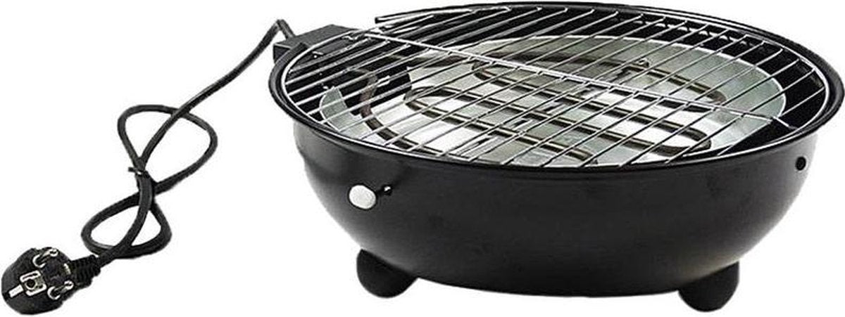 Cuisinier Deluxe Elektrische Tafelbarbecue - Zwart