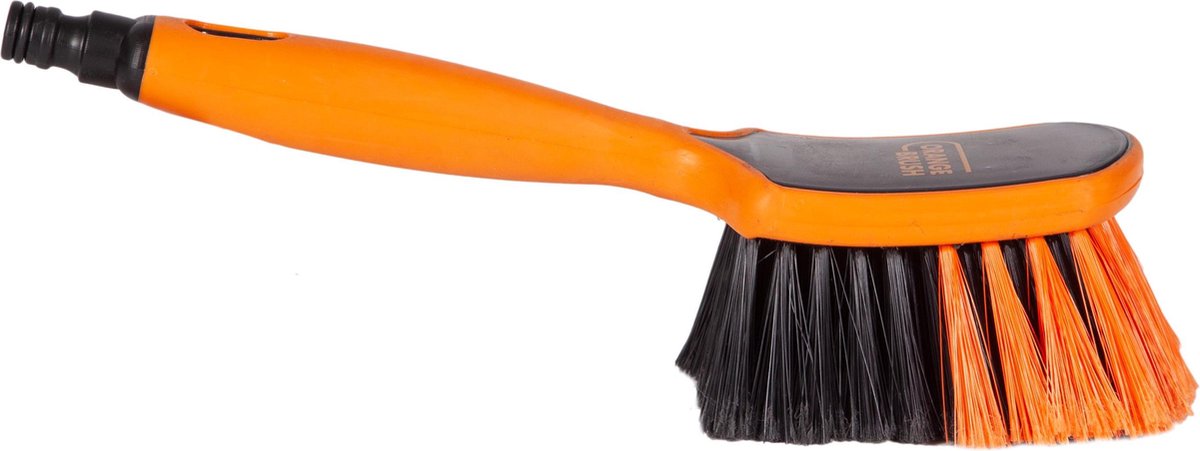 OrangeBrush - Wasborstel - Waterdoorlatende - Zacht - Gardena aansluiting - Gemaakt van gerecycled kunststof - OB21101