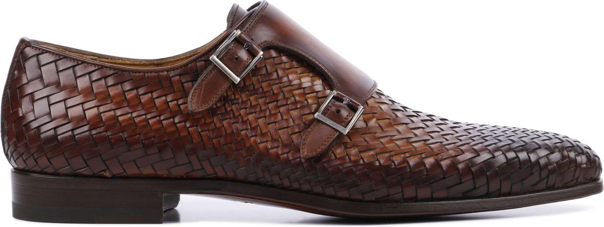 Magnanni Mannen Leren Gespschoenen / Herenschoenen / Instapper 22016 - Cognac - Maat  43.5