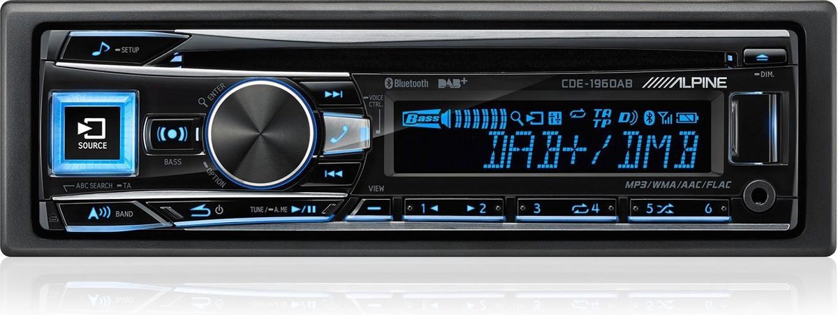 Alpine Autoradio CDE-196DAB CD/MP3/USB/AUX/BLUETOOTH/DAB