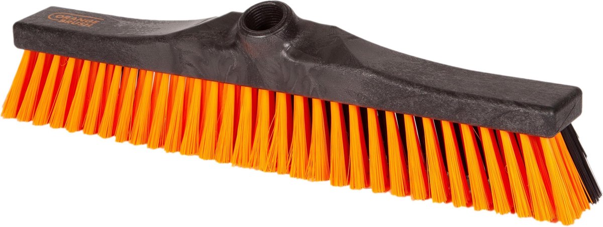 OrangeBrush - Combi bezem - 40 cm - harde en zachte haren - Gemaakt van gerecycled kunststof - OB20340