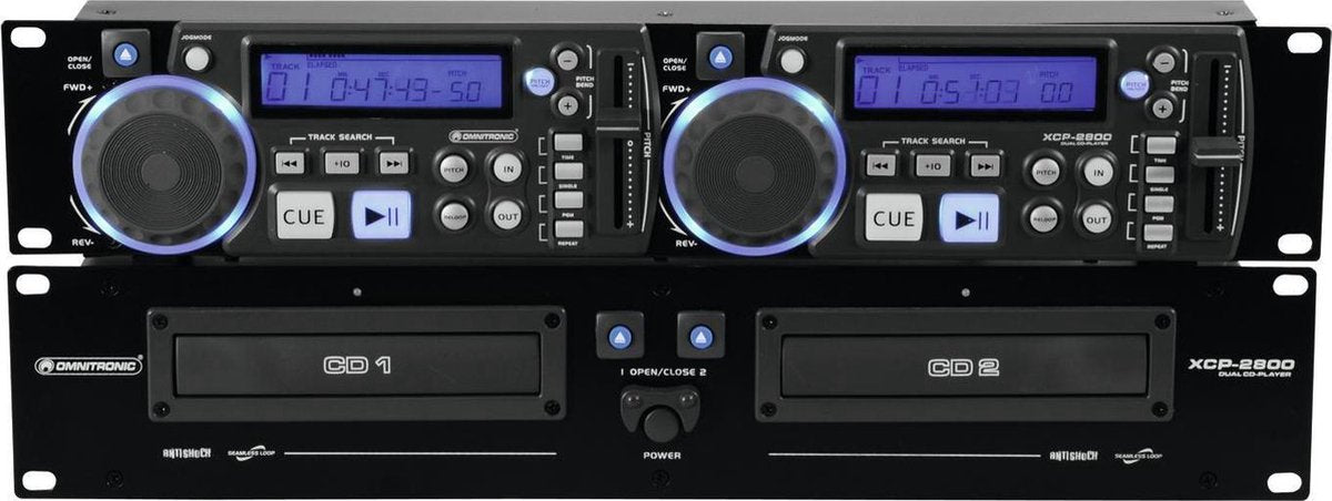 OMNITRONIC XCP-2800 Dj Dubbele Cd-Speler