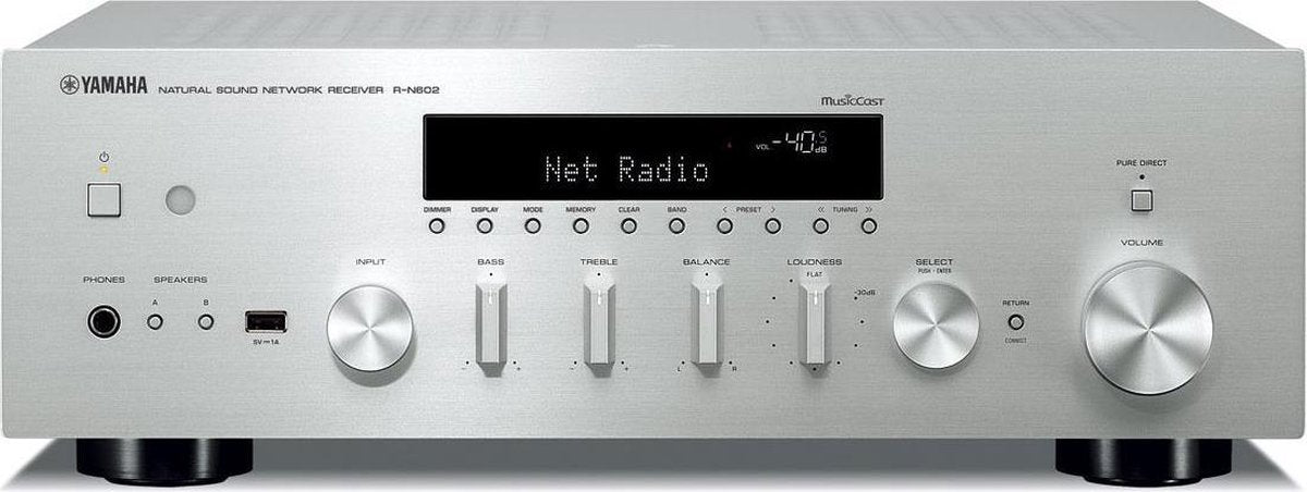 Yamaha R-N602 - Versterker - Zilver