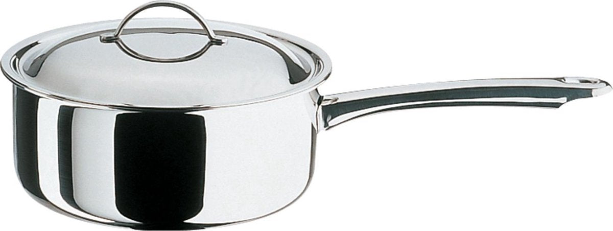 "Spring Cristal lage steelpan met deksel