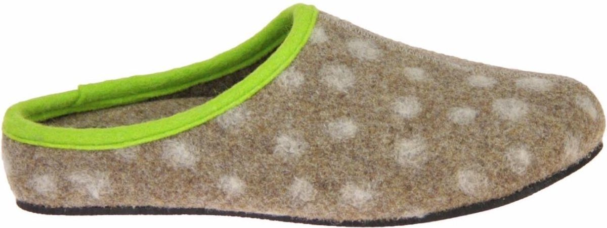Rohde Beige Pantoffel Wol
