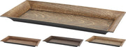 Onderbord 36cm met hout finish