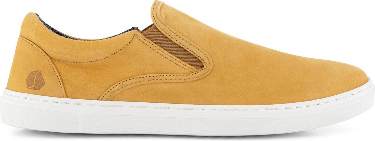 NoGRZ D.Bramante - Leren Slip-On sneakers heren - Cognac - Maat 44