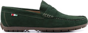 Giuseppe Maurizio Mannen Suède Loafers / Herenschoenen / Instapper - G3017 - Groen - Maat 41