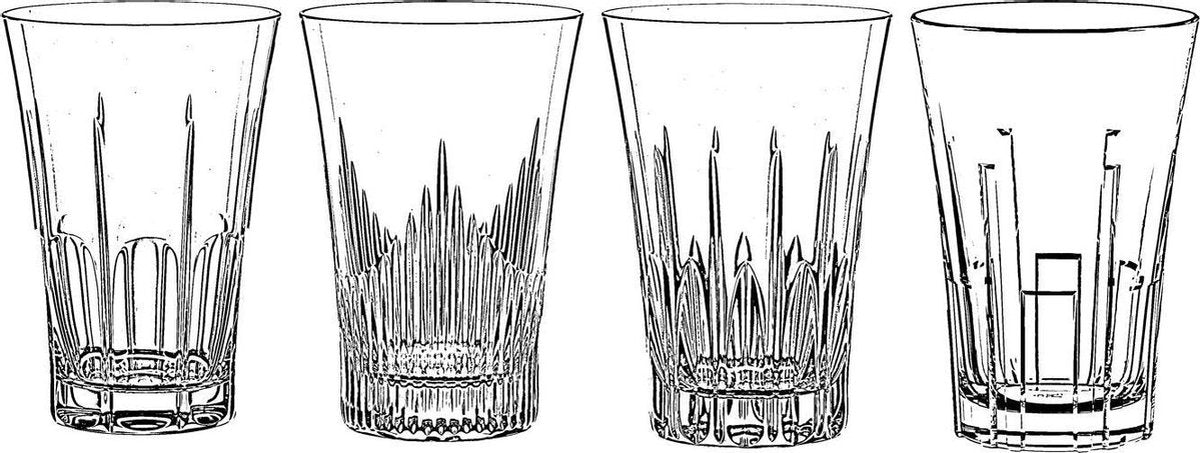 Nachtmann Longdrinkglas 'Classix' - 405 ml - set à 4 stuks