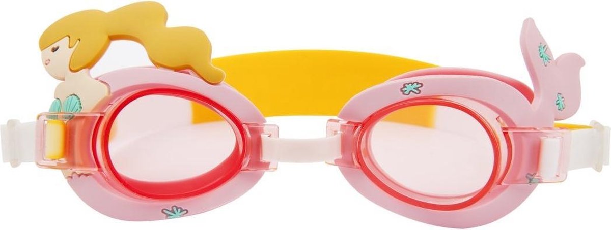 Sunnylife - Duikbril - Zeemeermin - 3-9jaar - 16x3x5cm - UV-bescherming 380 - Roze