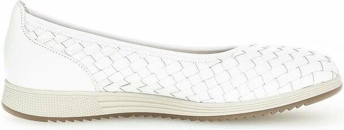 Gabor 64.111.21 Dames Ballerina's - Wit - Maat 41
