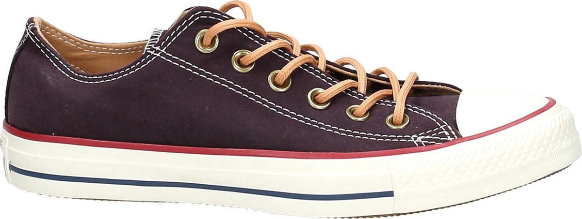 Converse - As Ox - Sneaker laag - Dames - Maat 37 - Paars - Black Cherry/Biscuit/Egret