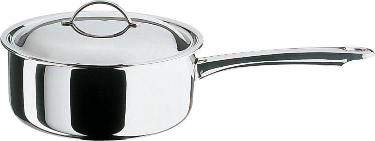 "Spring Cristal lage steelpan met deksel