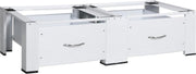 Medina Wasmachine- en drogerverhoger dubbel met lades wit