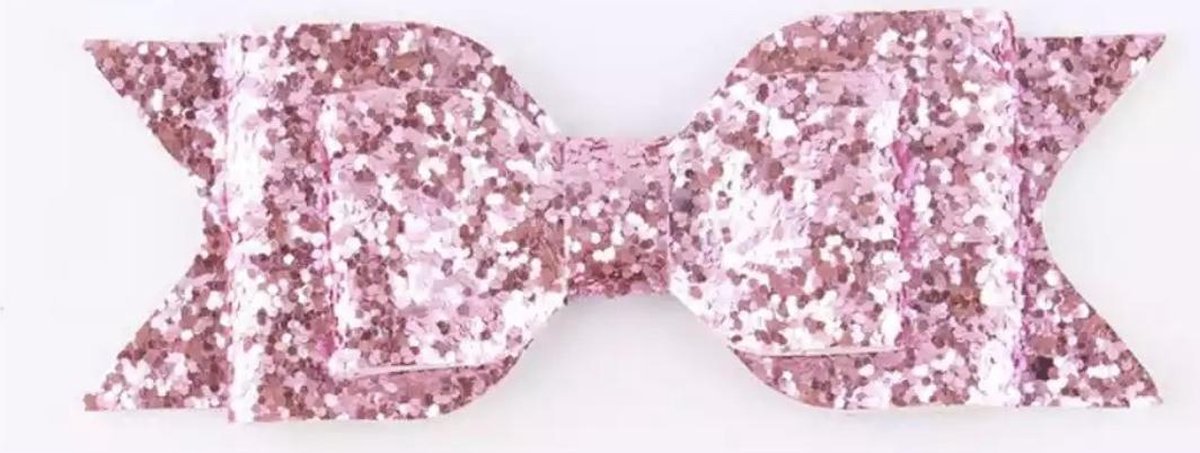 Glitter Strik XXL - Roze/Zilver